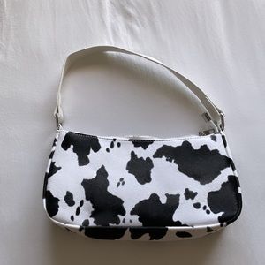 Cow print bag